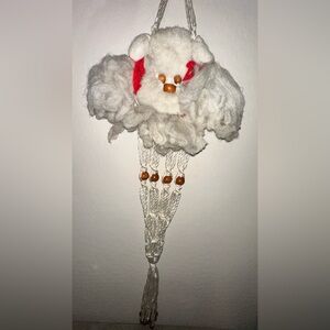 Native Handcrafted Macrame Owl Wall Hanging / Dream Catcher